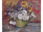 mwe09597 Vincent Willem van Gogh Stilleben mit Rosen und Sonnenblumen