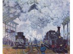 mwe16934 Claude Monet  Bahnhof Saint Lazare in Paris, Ankunft eines Zuges