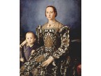 mwe02358  Angelo Bronzino Porträt der Eleonora da Toledo und ihres Sohnes Giovanni