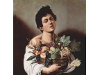 mwe03469  Michelangelo Caravaggio  Knabe mit Fruchtkorb