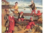 mwe06998  Albrecht Dürer   Wunderbare Errettung eines ertrunkenen Knaben aus Bregenz
