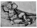 mwe07309  Albrecht Dürer  Studie zum »Rosenkranzfest« Christusknabe