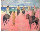 mwe08867 Paul Gauguin Reiter am Strand