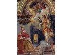 mwe10645  El Greco  Polyptychon der d'Este, Szene   Verkündigung an Maria