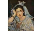 mwe14663 Edouard Manet  Porträt der Marguerite de Conflans mit der Kaputze