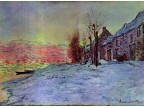 mwe16965 Claude Monet  Lavacourt  Sonnenschein und Schnee