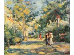 mwe20014 Pierre-Auguste Renoir  Figuren in einem Garten