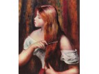 mwe20057 Pierre-Auguste Renoir  Mädchen beim Kämmen