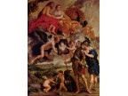 mwe20664  Peter Paul Rubens  Gemäldezyklus für Maria de' Medici, Königin von Frankreich, Szene Heinrich empfängt das Porträt Maria de' Medicis