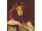mwe23486  Tizian (Schule)  Porträt des Papst Paul III. Farnese